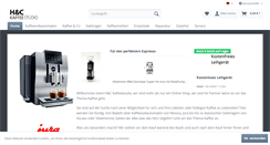 Desktop Screenshot of h-c-kaffeestudio.de